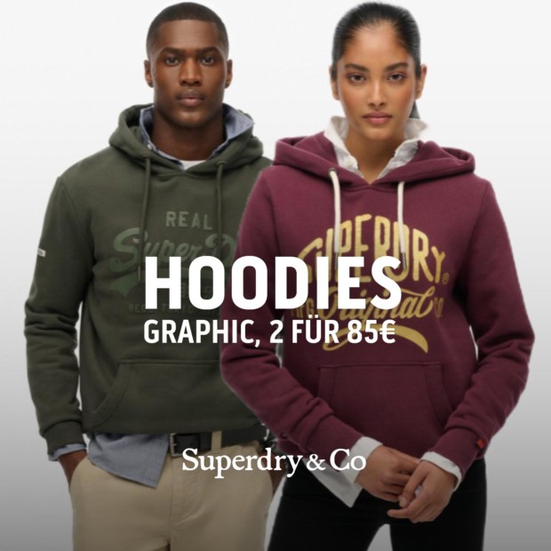 Superdry 2 Graphic Hoodies für 85€