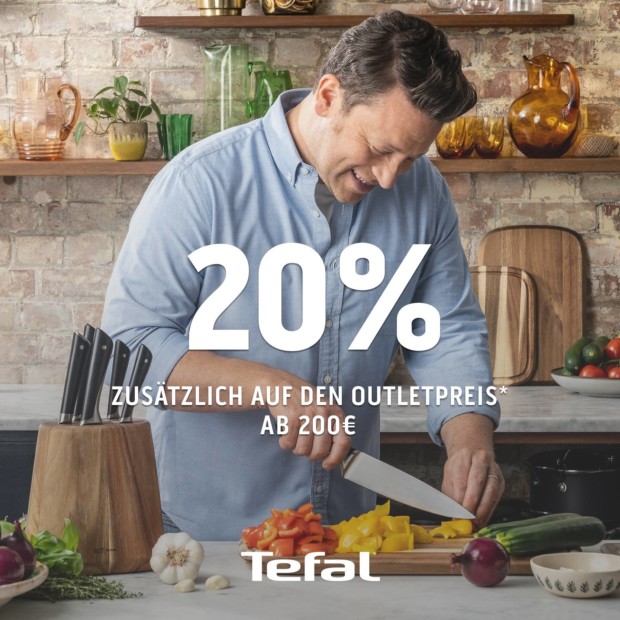 Tefal 20% zusätzlich ab 200€
