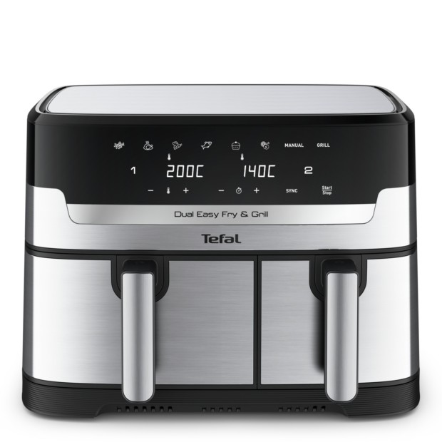 Dual Easy Fry & Grill Edelstahl<br>nur gültig vom 2.8.-3.8.