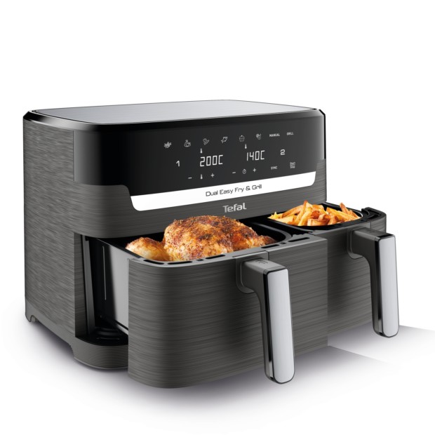 Dual Easy Fry & Grill grau<br>gültig vom 27.6.-28.6.
