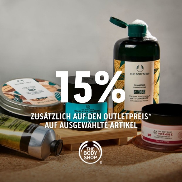 The Body Shop 15% zusätzlich auf ausgewählte Artikel (A)
