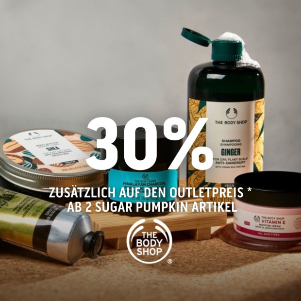 The Body Shop 30% ab 2 Pumpkin Artikel (A)