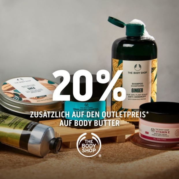 The Body Shop 20% auf Bodybutter -VOS