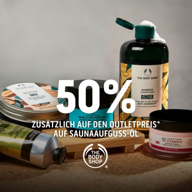 The Body Shop 50% auf Saunaaufguss Öl (A)