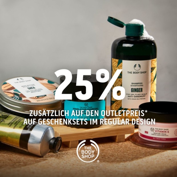 The Body Shop 25% auf Geschenksets Regular Design - Summer Sale