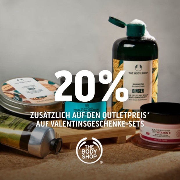 The Body Shop 20% auf den Outletpreis auf Valentinsgeschenke Sets