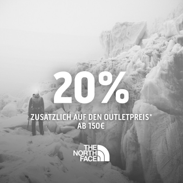 The North Face 20% zusätzlich ab 150€ (A)