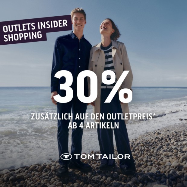Tom Tailor 30% ab 4 Artikeln - OIS (A)