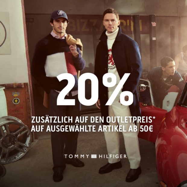 Tommy Hilfiger 20% auf ausgewählte Artikel (A)