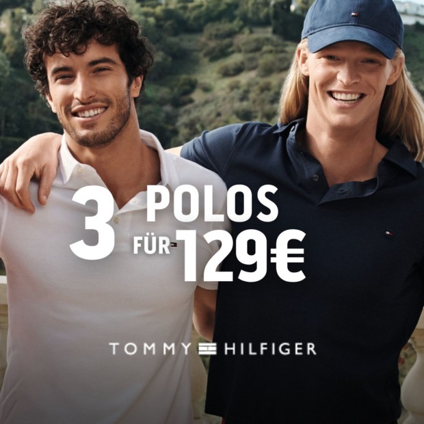 Tommy Hilfiger Polo Aktion 3 für 129€ (A)