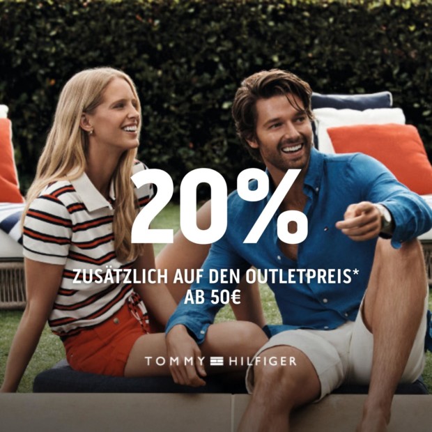 Tommy Hilfiger 20% zusätzlich auf den Outletpreis für Member (A)
