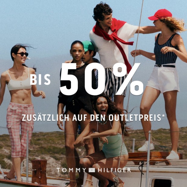 Tommy Hilfiger Summer Sale2025 50% zusätzlich auf den Outletpreis