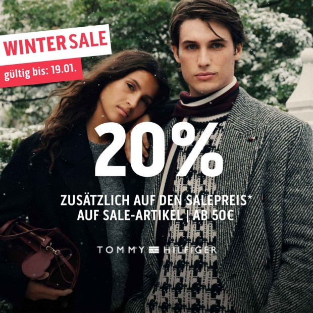 Tommy Hilfiger 20% zusätzlich auf den Salepreis ab 50€