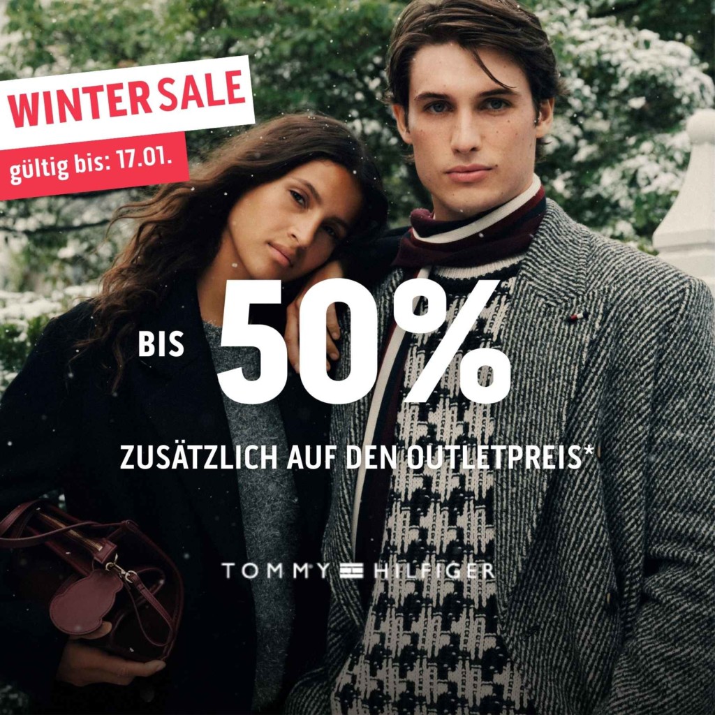 Tommy Hilfiger bis 50% zusätzlich auf den Outletpreis