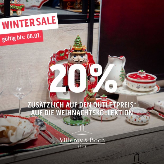 Villeroy & Boch 20% auf Weihnachtskollektion - WS26 (A)