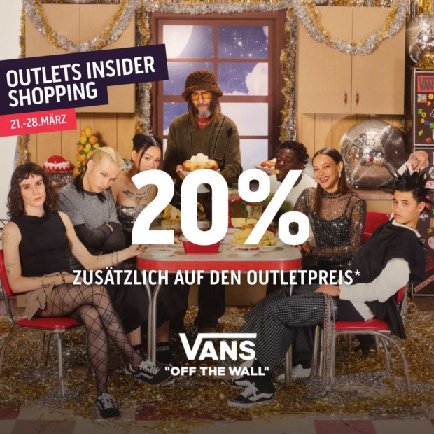 Vans 20% zusätzlich auf den Outletpreis - OIS26 (A)