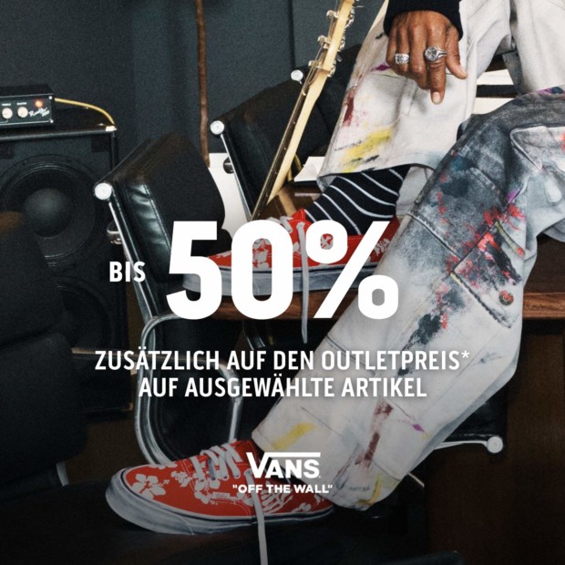 Vans bis zu 50% auf den Outletpreis - Summer Sale (A)