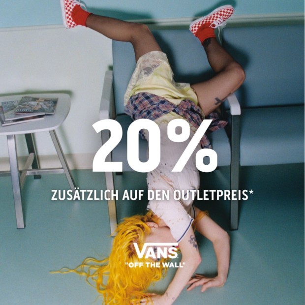 Vans 20% zusätzlich für Azubis und Studenten