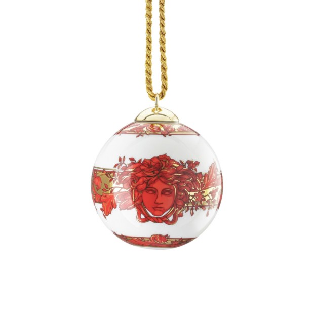 Porzellankugel Garland Red