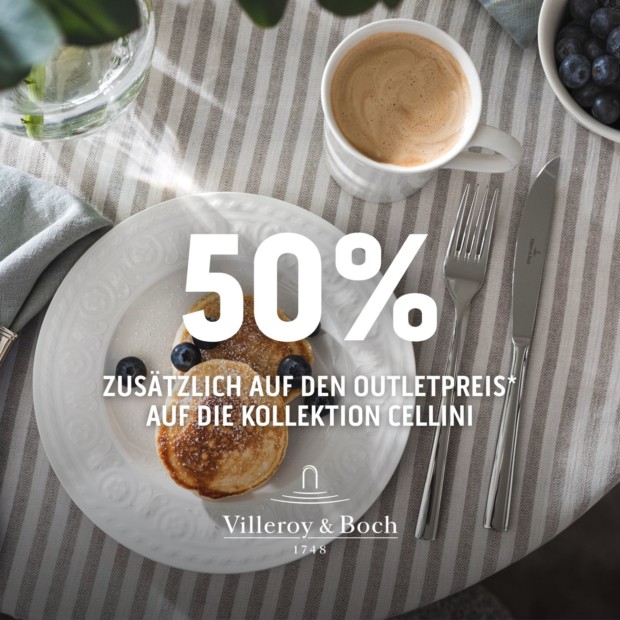 Villeroy & Boch 50% auf Cellini - VOS (A)