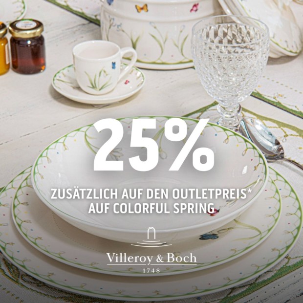 Villeroy & Boch Colorful Spring- Summer Sale