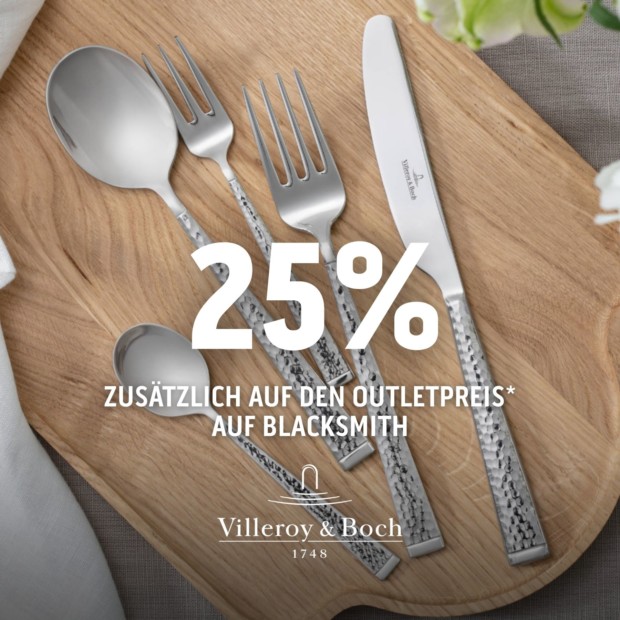 Villeroy & Boch Blacksmith- Summer Sale