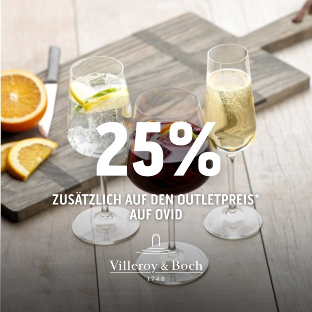 Villeroy & Boch Ovid- Summer Sale