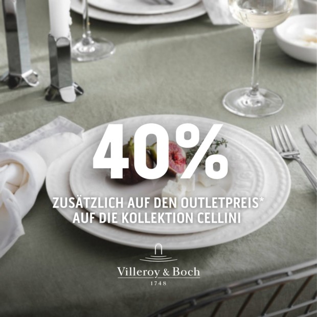 Villeroy & Boch Weiße Wochen (A) 40%