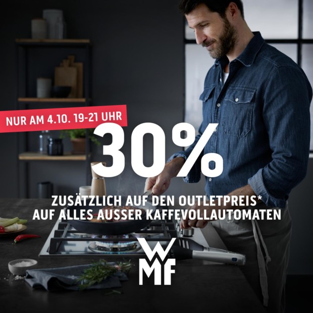 WMF 30% - Happy Hour 19-21 Uhr (A)