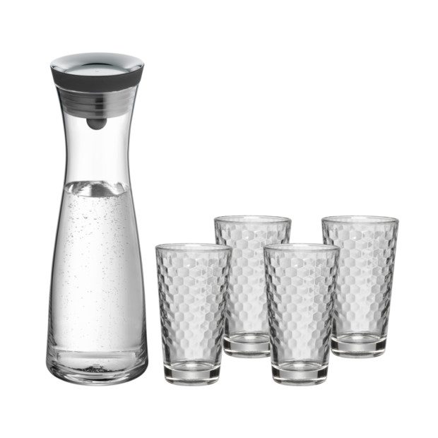 Wasserkaraffe mit 4 Gläsern