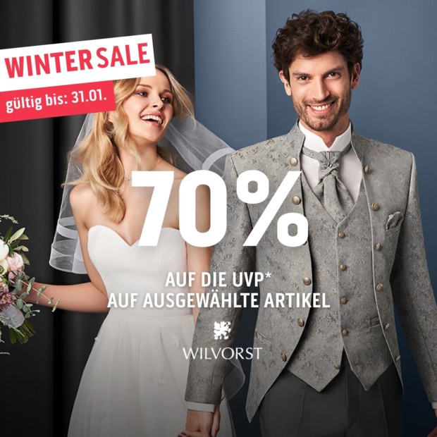 Wilvorst 70% auf die UVP auf ausgewählte Artikel - Winter Sale
