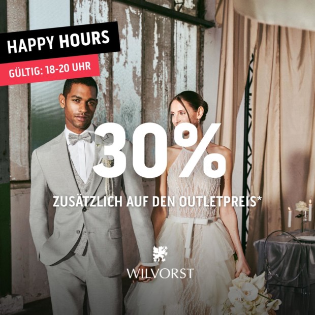 Wilvorst 30% zusätzlich auf alles-Happy Hours (A)