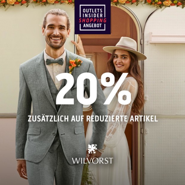 Wilvorst 20% auf reduzierte Artikel - OIS