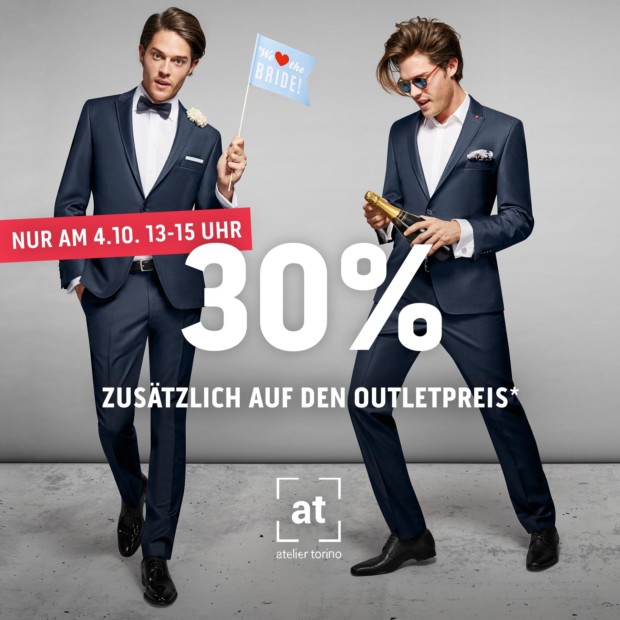 Atelier Torino 30% - Happy Hour 13-15 Uhr (A)