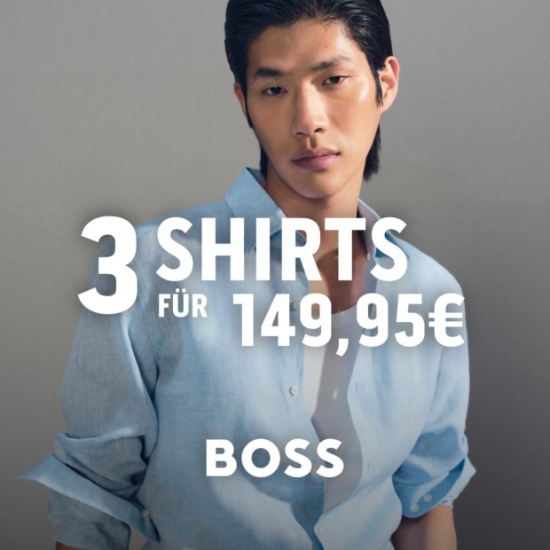 Boss Shirt Promotion 3 für 149,95€ (A)