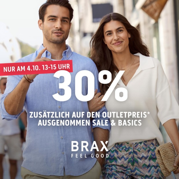 Brax 30% - Happy Hour 13-15 Uhr (A)