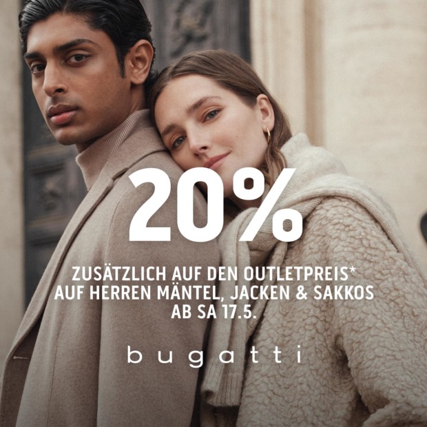 Bugatti 20% zusätzlich auf Herren Artikel - Mens Week