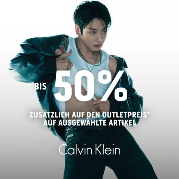 Calvin Klein bis zu 50% auf ausgewählte Artikel (A)