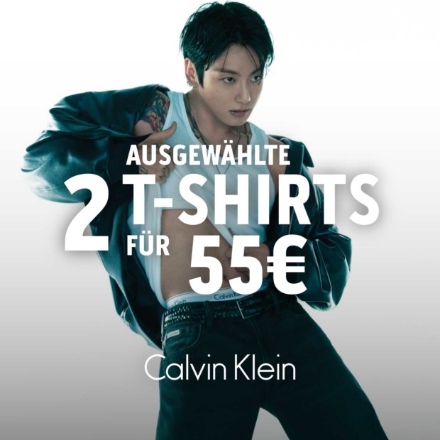 Calvin Klein 2 T-Shirts für 55€ (A)