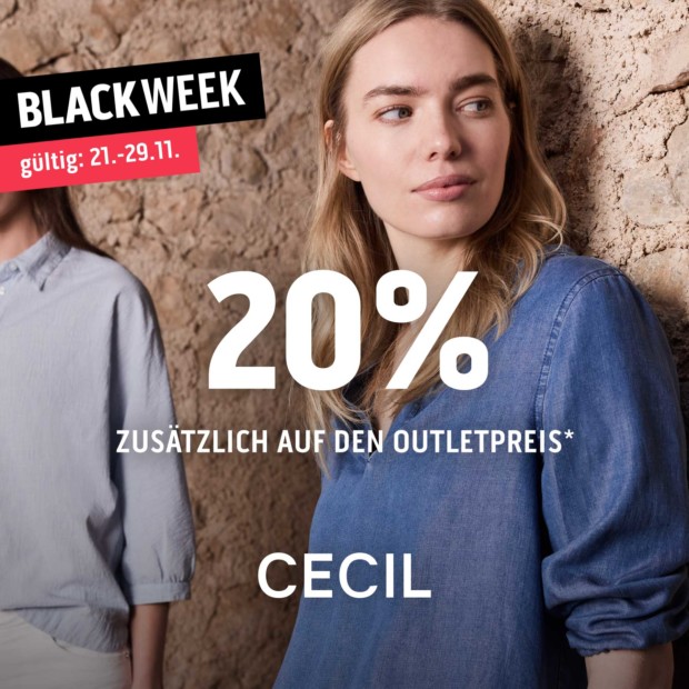 Cecil 20% auf Alles - BW (A)