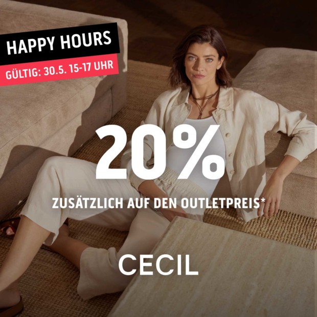 Cecil 20% zusätzlich - Happy Hours (A)