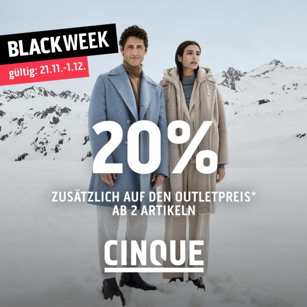 Cinque 20% ab 2 Artikeln - BW (A)