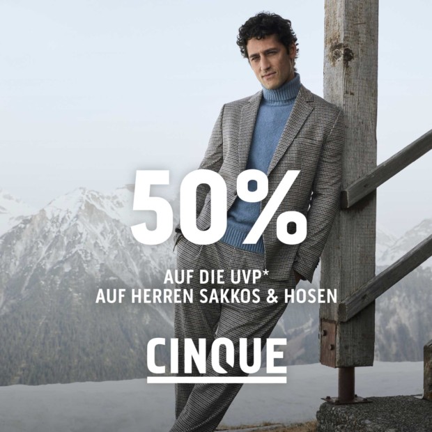 CINQUE 50% auf Herren Sakkos und Hosen - 2510 (A)