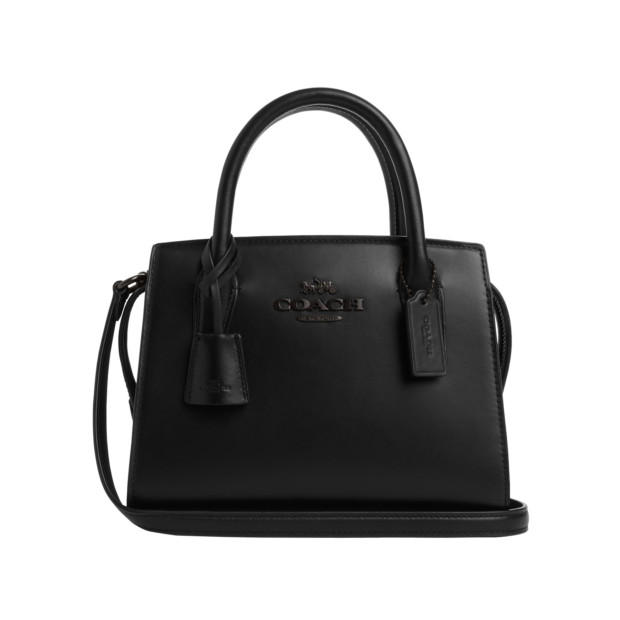 SMOOTH LEATHER ANDREA CARRYALL WITH TONAL HARDWARE