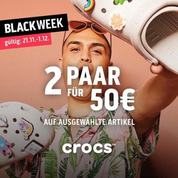 Crocs 2 fuer 50€ - BW (A)