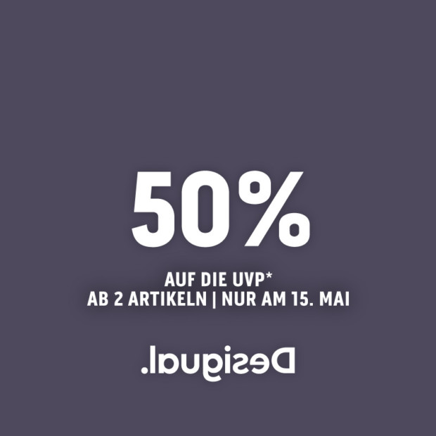 Desigual 50% auf die UVP ab 2 Artikeln - Deal Days (A)