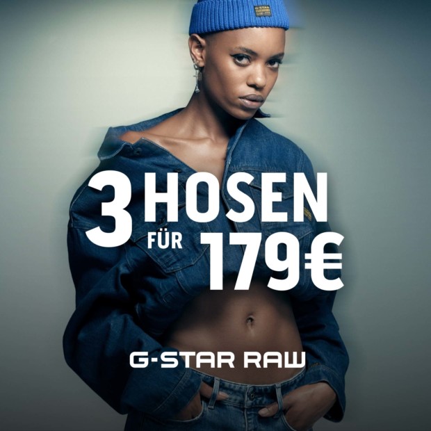 G-Star Hosen Aktion 3 für 179€