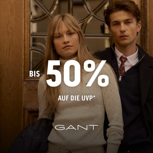 Gant bis zu 50% auf die UVP (A)