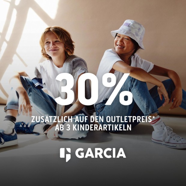 Garcia 30% ab 3 Kinderartikeln