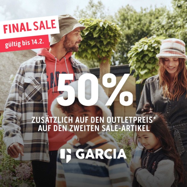 Garcia 50% auf den 2. Sale Artikel - FS 26 (A)